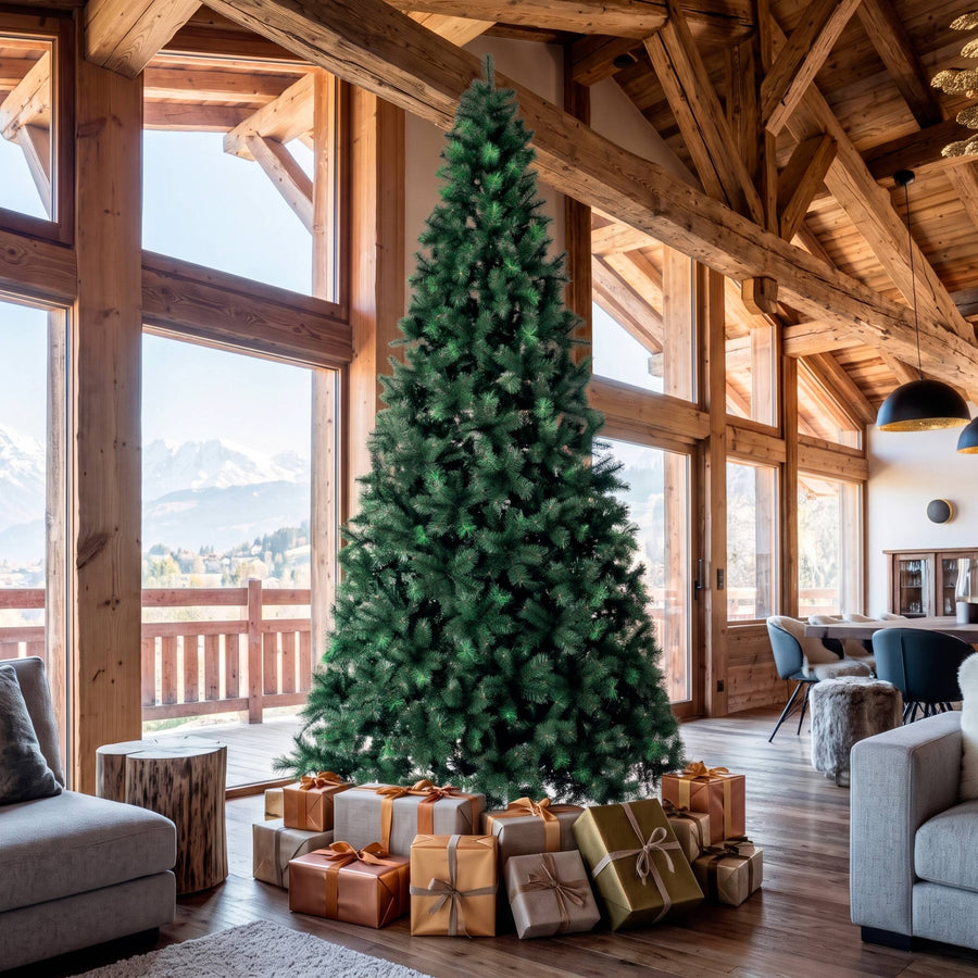 Unlit Extra Full Christmas Tree, Green, up to 12 ft