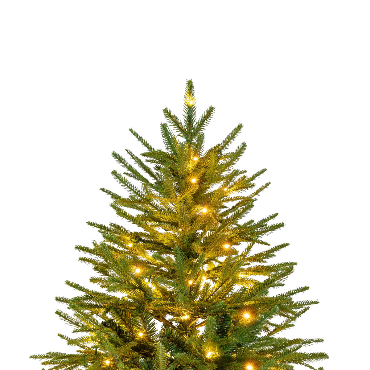 Pre-Lit Full Christmas Tree, Green with Warm White Lights