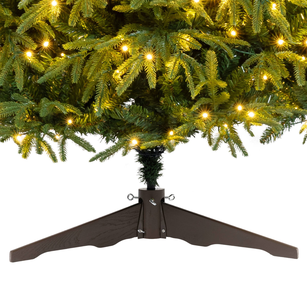 Pre-Lit Full Christmas Tree, Green with Warm White Lights