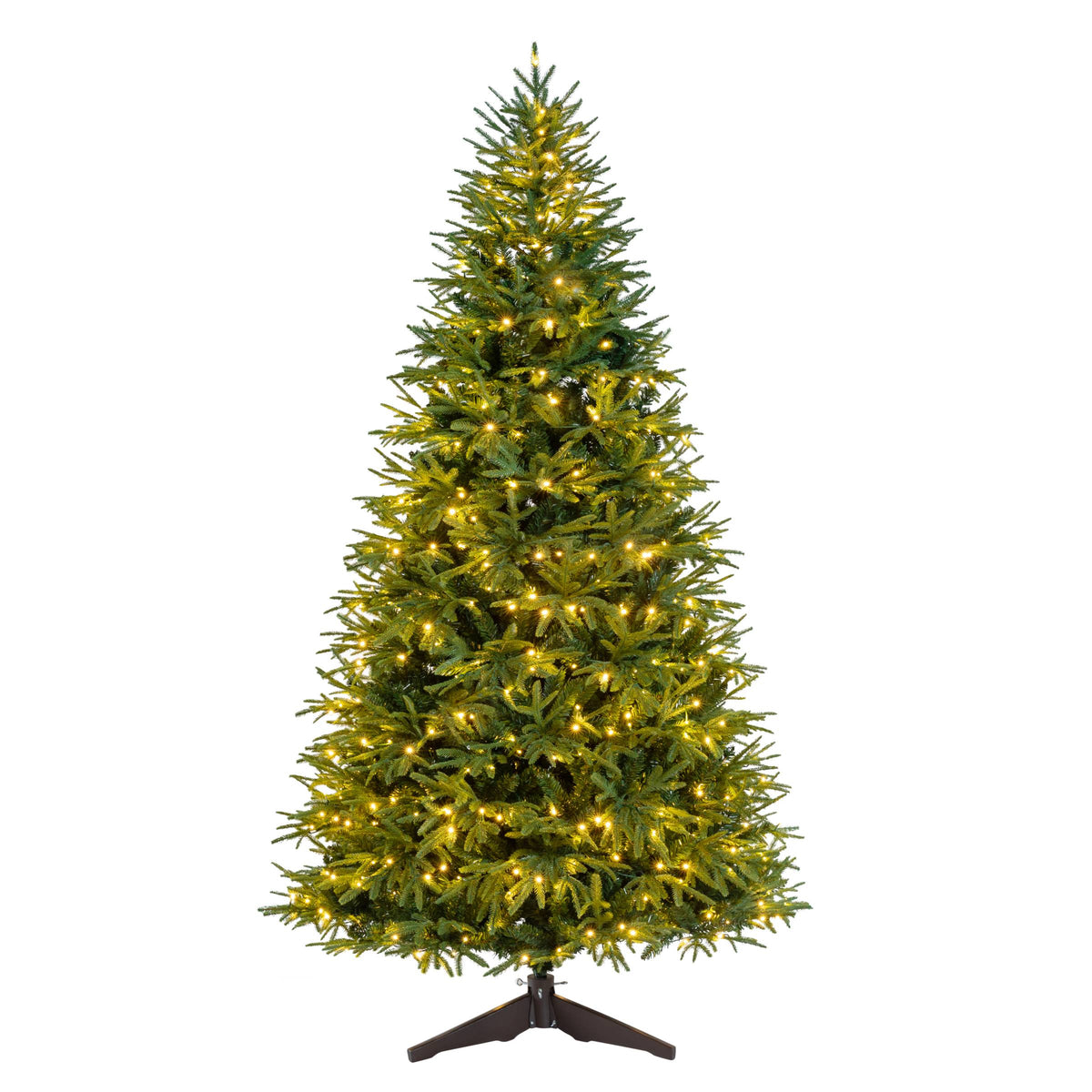 Pre-Lit Full Christmas Tree, Green with Warm White Lights