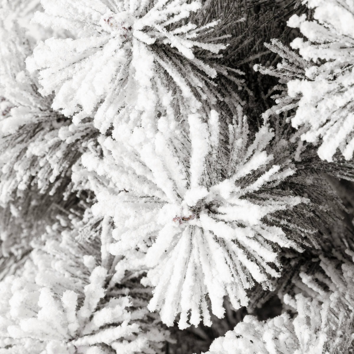 Unlit Extra Full Christmas Tree, Snowy Green, up to 12 ft